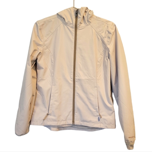 Avalanche Jackets & Blazers - Avalanche | Lightweight Waterproof Full Zip Hooded Jacket Tan Taupe NWT